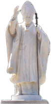 White Carrara marble statuary